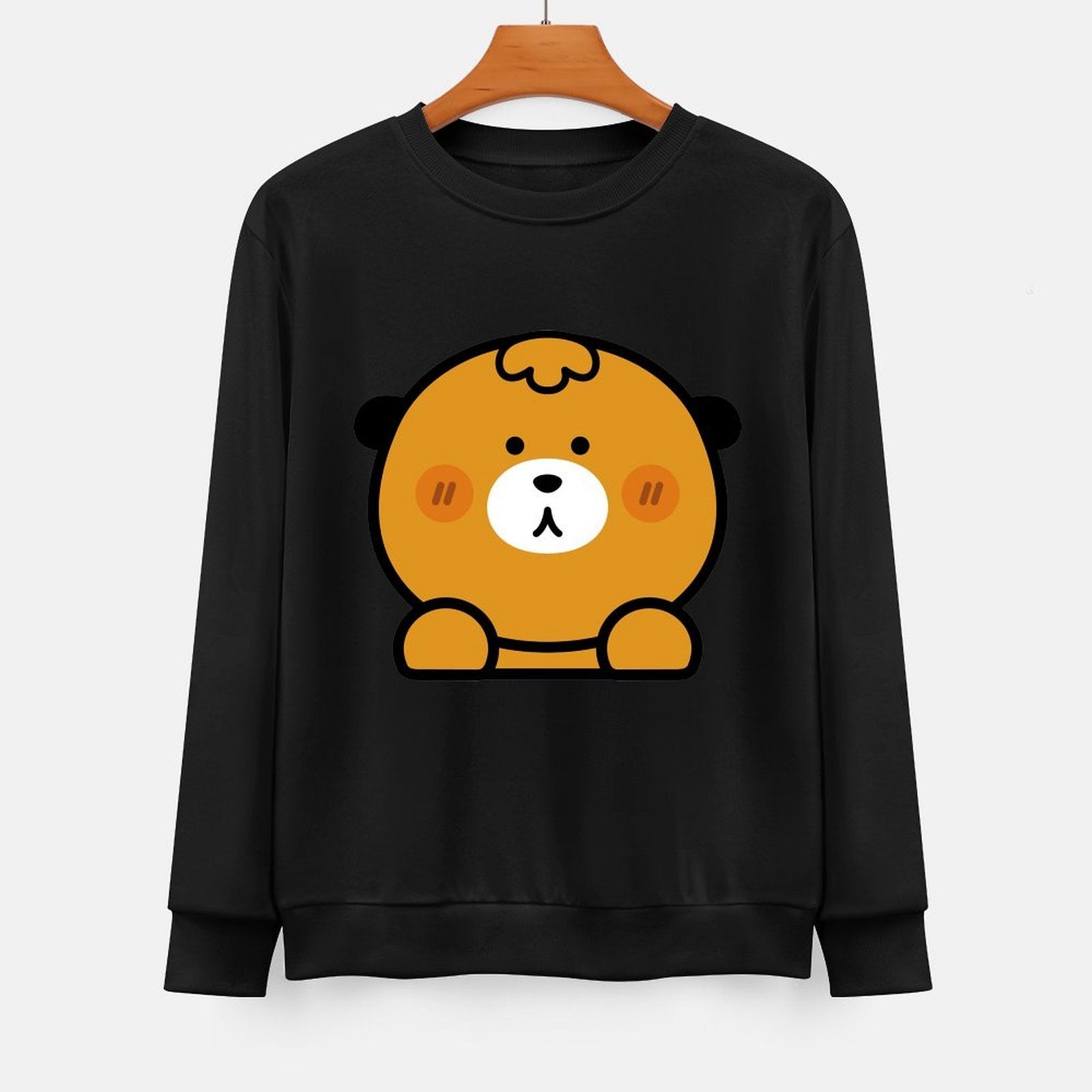 Front Patterned Long Sleeve TopTimelessComfort Neat